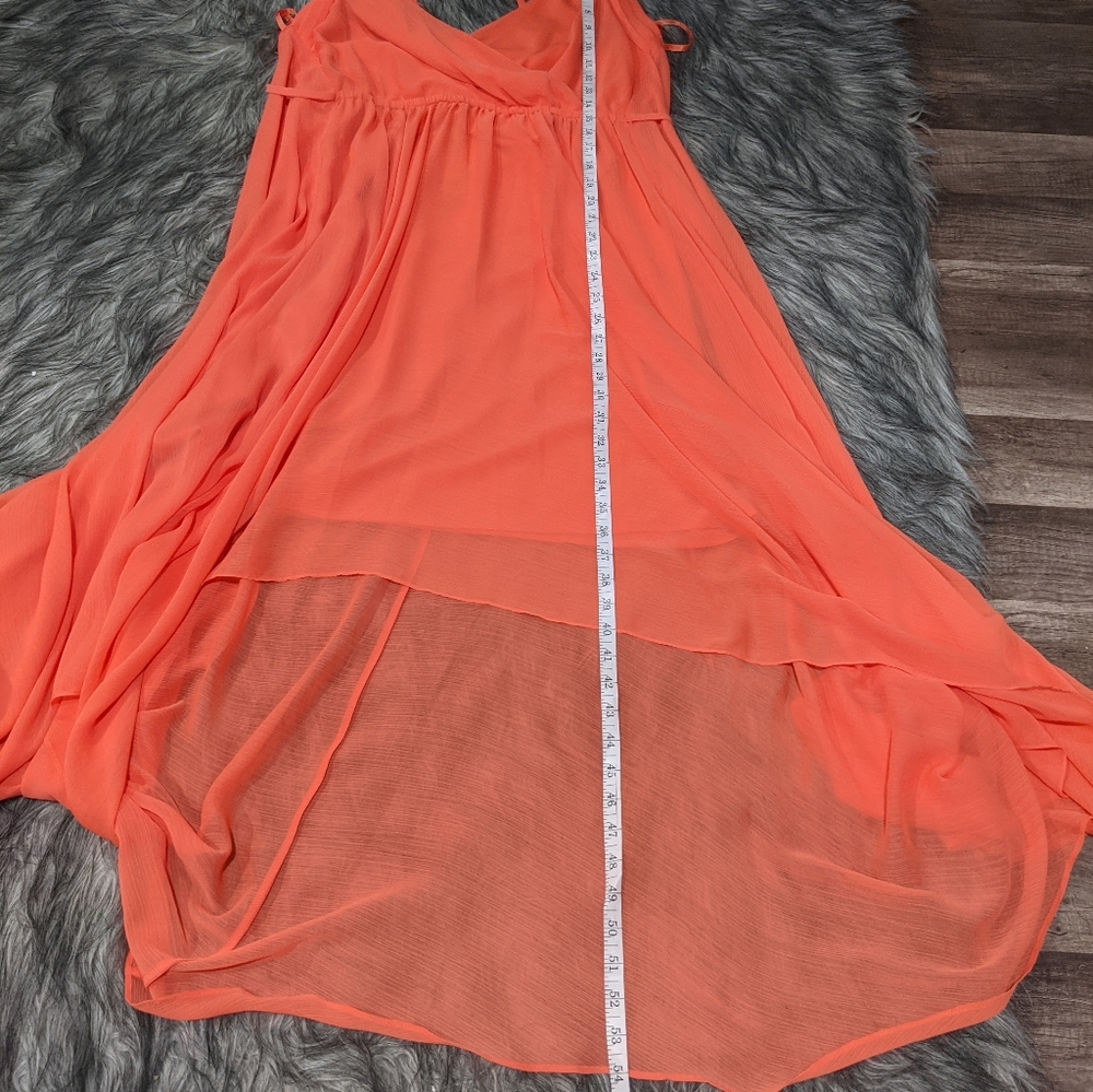 🧡SOLD🧡NWT BCBGMAXAZRIA salmon high-low dress - Picture 11 of 11